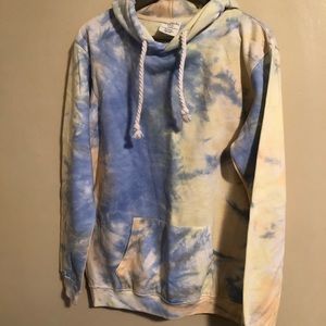 Long Pastel Tie-dye Sweater